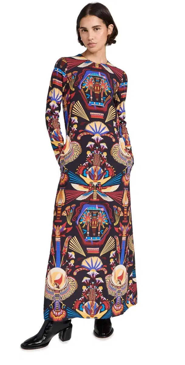 ong Sleeve Swing Dress Nephthys