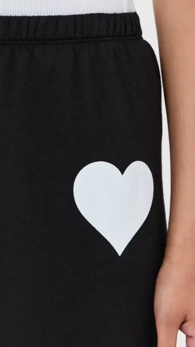 SPRWMN Heart weatpants Black/White | Thumbnail 6