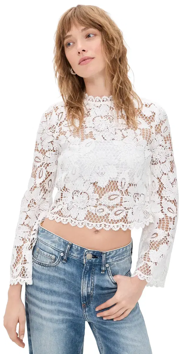 Lace Top White