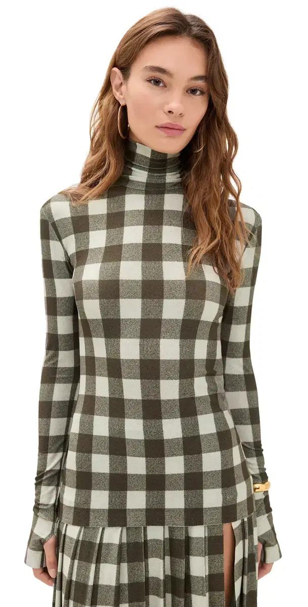 Slim Fit Long Sleeve Turtle Top Bark Box Plaid