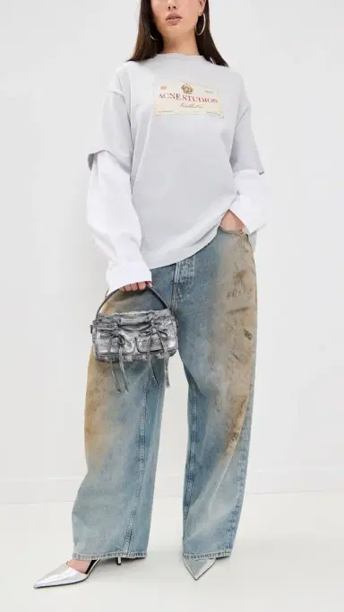 Acne Studios Multipocket Micro Dirty Snow Bag | Thumbnail 3