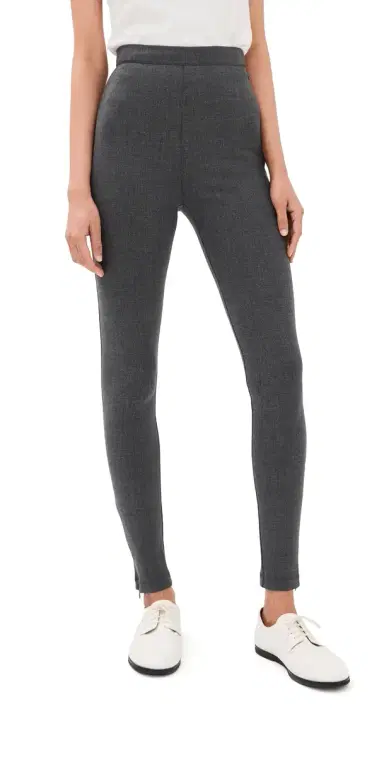Jil Sander Stretch Wool Tailored Leggings Asphalt | Thumbnail 1 Jil Sander Stretch Wool Tailored Leggings Asphalt | Thumbnail 1