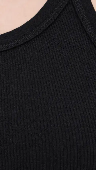 ÉTERNE Rib Tank Black M | Thumbnail 6