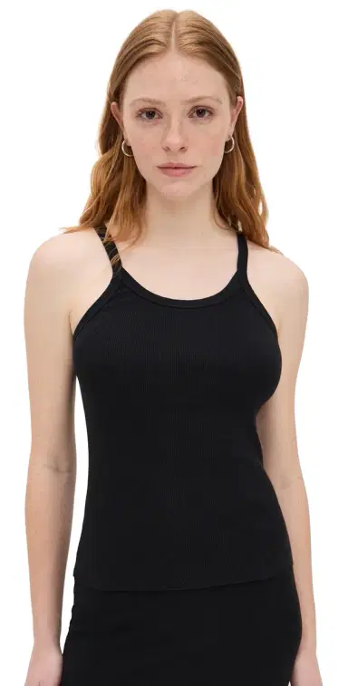 ÉTERNE Rib Tank Black M | Thumbnail 1