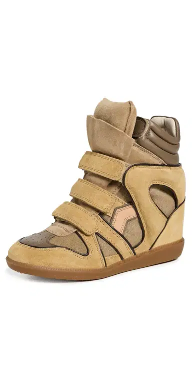 Isabel Marant Bekett Sneakers Khaki/Ochre | Thumbnail 1 Isabel Marant Bekett Sneakers Khaki/Ochre | Thumbnail 1