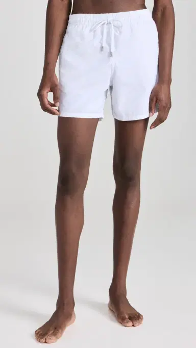 Vilebrequin Moorea Swim Trunks 5.5 Blanc | Thumbnail 2