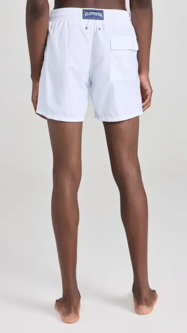 Vilebrequin Moorea Swim Trunks 5.5 Blanc | Thumbnail 3