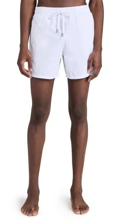 Vilebrequin Moorea Swim Trunks 5.5 Blanc | Thumbnail 1
