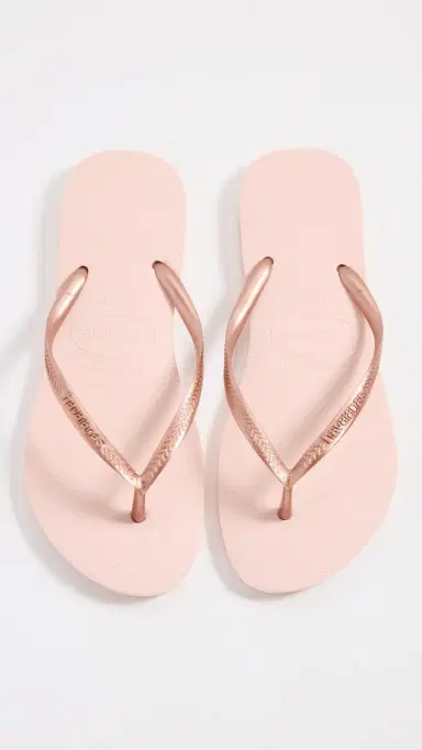 Havaianas Slim Flip Flops Ballet Rose 6 | Thumbnail 2