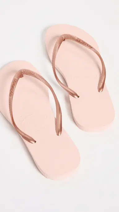 Havaianas Slim Flip Flops Ballet Rose 6 | Thumbnail 4