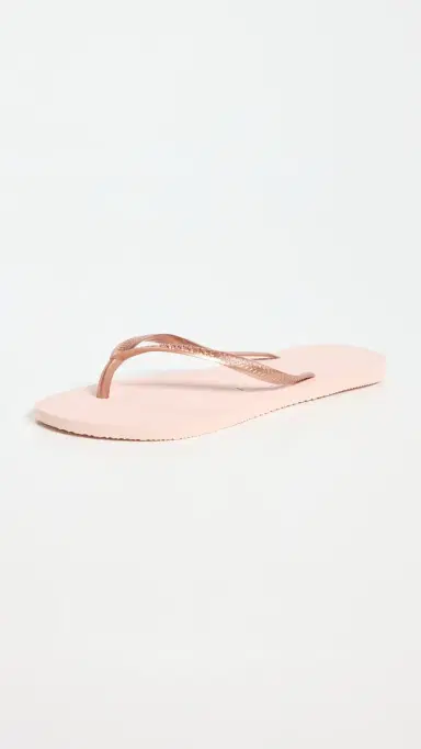 Havaianas Slim Flip Flops Ballet Rose 6 | Thumbnail 5