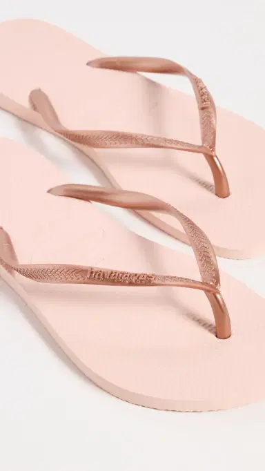 Havaianas Slim Flip Flops Ballet Rose 6 | Thumbnail 6