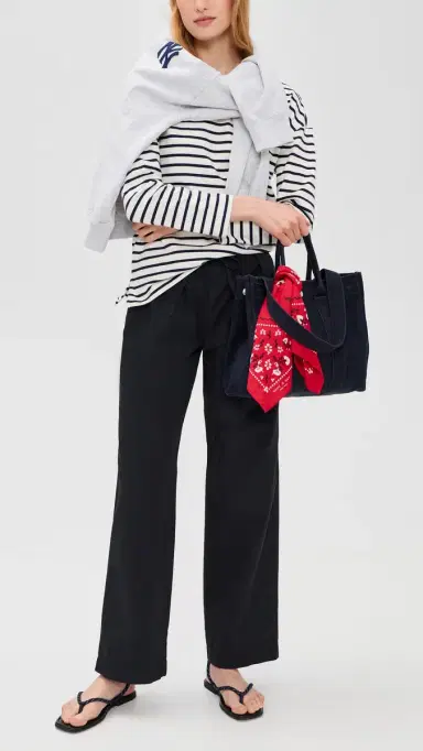 Alex Mill Hudson Pant in Cotton Twill Black | Thumbnail 5 Alex Mill Hudson Pant in Cotton Twill Black | Thumbnail 5