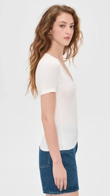 Madewell Lace Top Winter White | Thumbnail 4