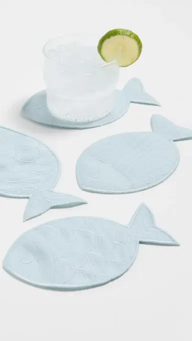 Piecework Puzzles Sardine Napkins | Thumbnail 2