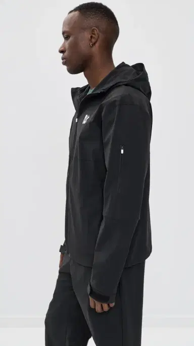 Malbon Performance Full Zip Shell Jacket Black | Thumbnail 5