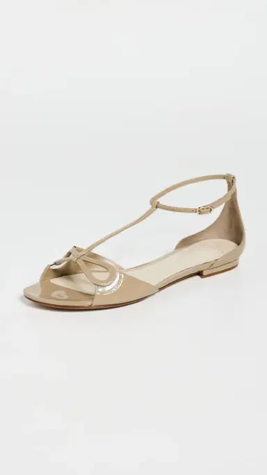 Alexandre Birman Malu Flats Semolina/Transparent | Thumbnail 2
