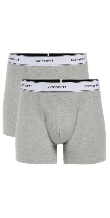 Carhartt WIP Cotton Trunks 2 Pack Grey Heather L | Thumbnail 1