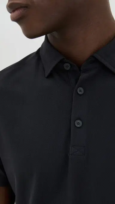 Rhone Regatta Pique Polo Black M | Thumbnail 6