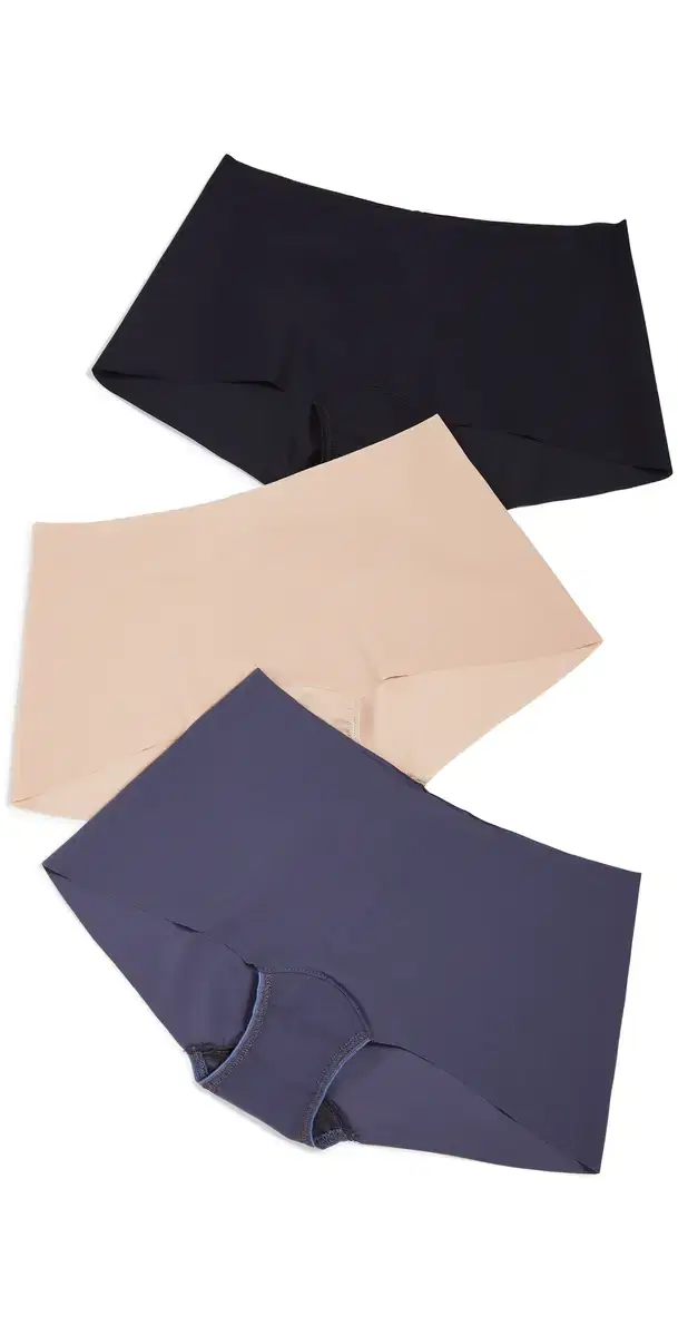 Breathe Boyshorts 3 Pack Black/Taupe/Granite