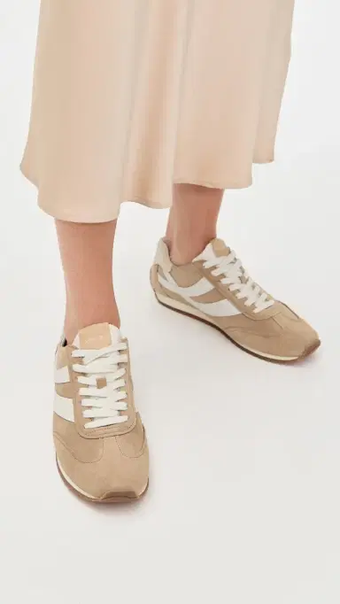 Vince Oasis Runner Sneakers Camel/White 7 | Thumbnail 3