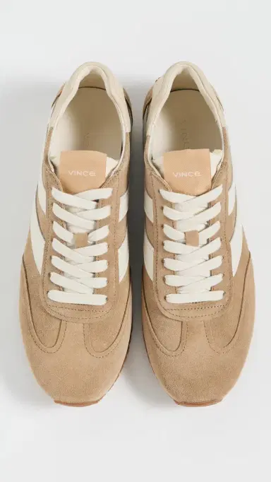 Vince Oasis Runner Sneakers Camel/White 7 | Thumbnail 5