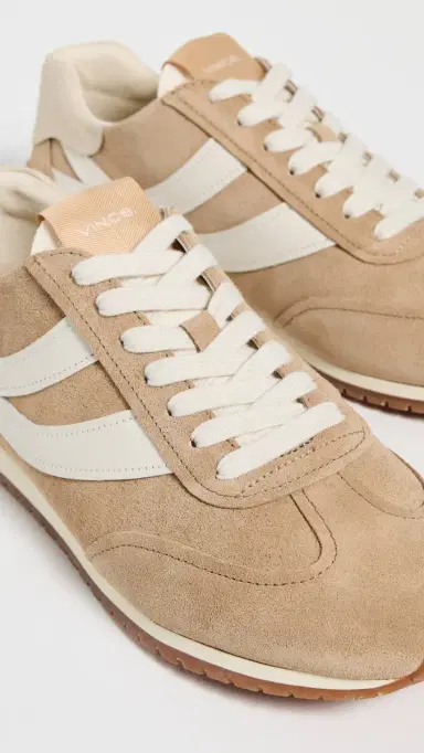 Vince Oasis Runner Sneakers Camel/White 7 | Thumbnail 6