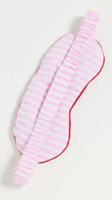 Alex Mill P'Jimmies Sleep Mask Pink Stripe One Size | Thumbnail 3