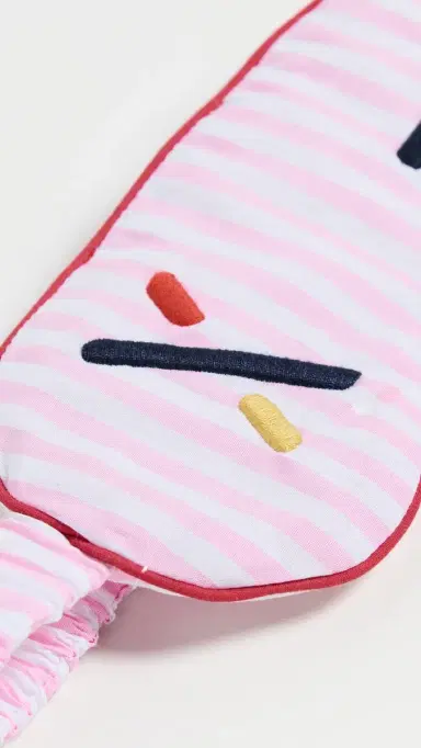 Alex Mill P'Jimmies Sleep Mask Pink Stripe One Size | Thumbnail 4