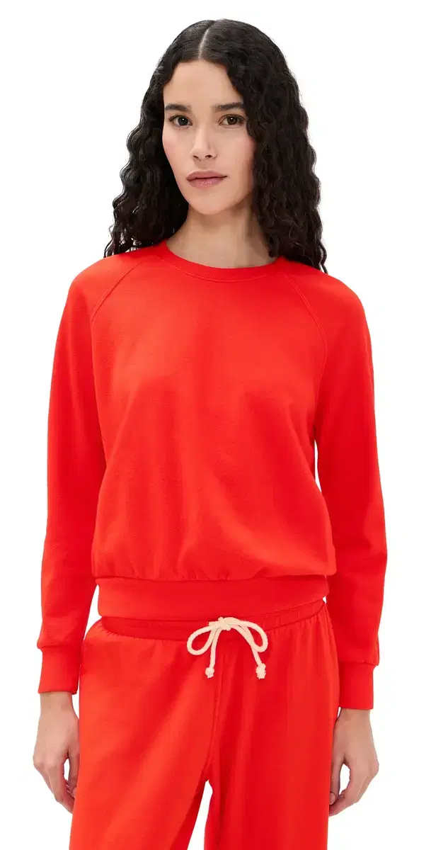 Alexi French Terry weatshirt Tomato