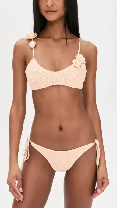 Devon Windsor Ammie Bikini Bottoms Vanilla | Thumbnail 4