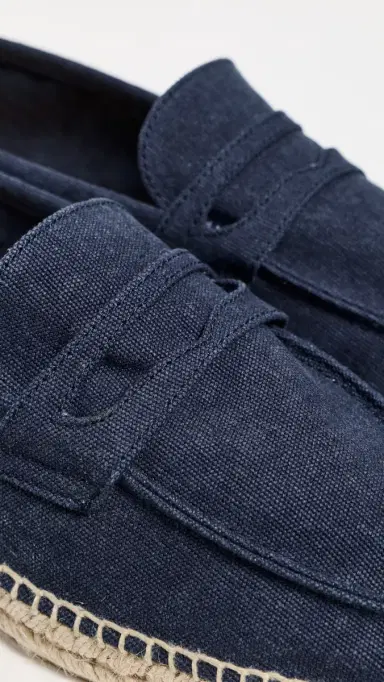 Castañer Nacho Canvas Loafers Azul Oxford 46 | Thumbnail 5