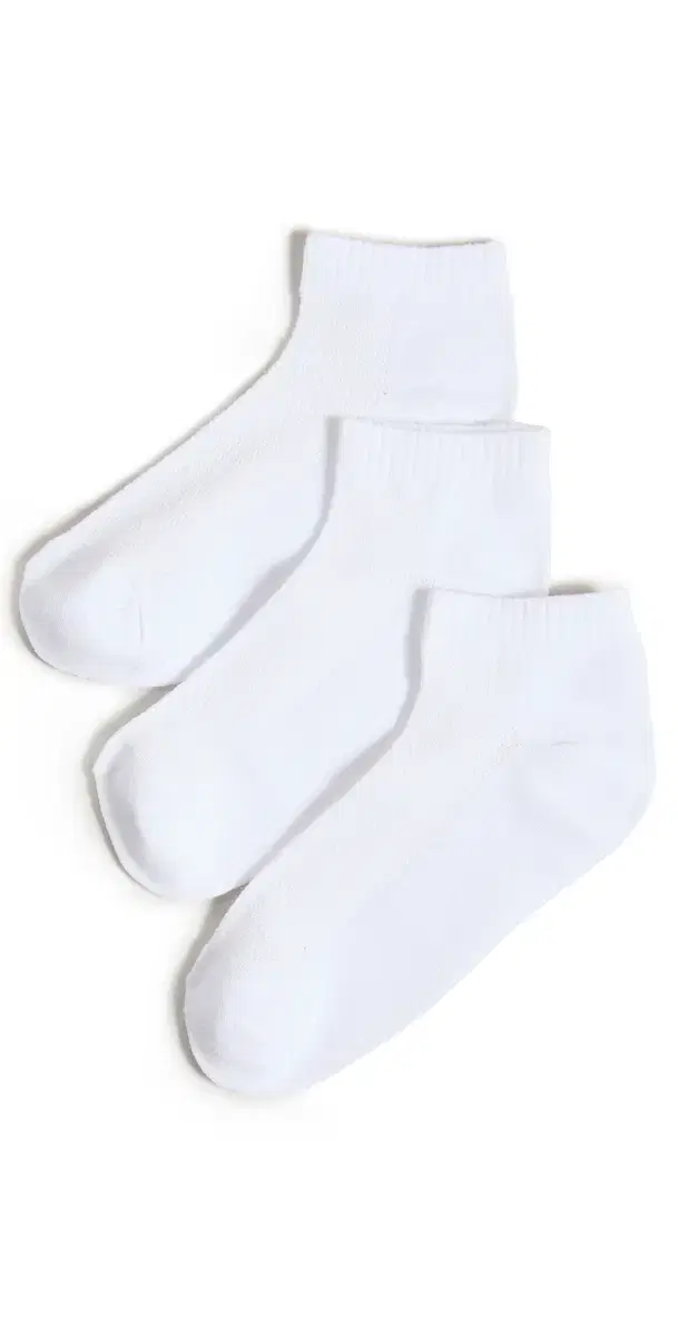 Everyday Ankle Socks Pack Whites One Size