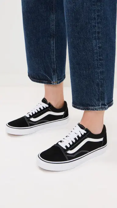Vans Old Skool Unisex Sneakers Black/White M 15 | Thumbnail 3 Vans Old Skool Unisex Sneakers Black/White M 15 | Thumbnail 3
