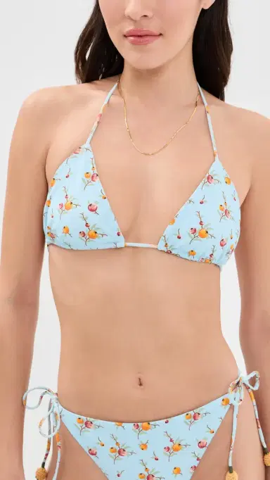Sea Freya Emb Tie Bikini Top | Thumbnail 2
