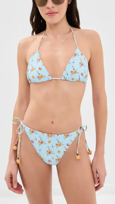 Sea Freya Emb Tie Bikini Top | Thumbnail 5