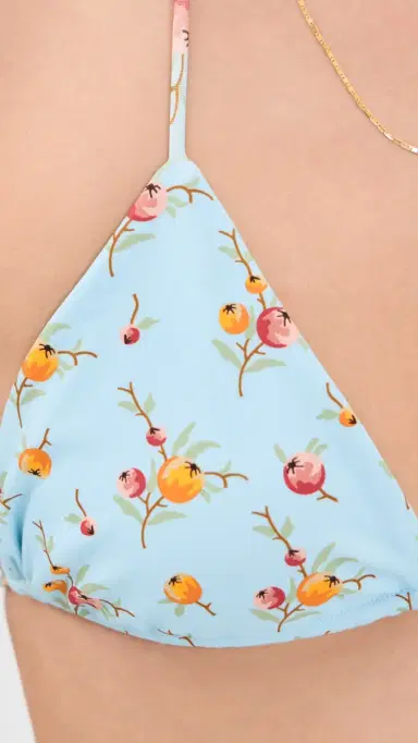 Sea Freya Emb Tie Bikini Top | Thumbnail 6