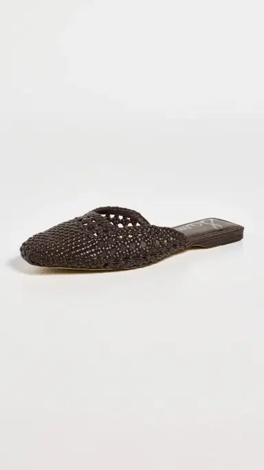 Sam Edelman Nola Woven Slides Dark Brown Woven | Thumbnail 2