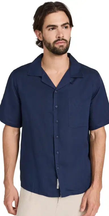 Onia Air Linen Convertible Vacation Shirt | Thumbnail 1 Onia Air Linen Convertible Vacation Shirt | Thumbnail 1