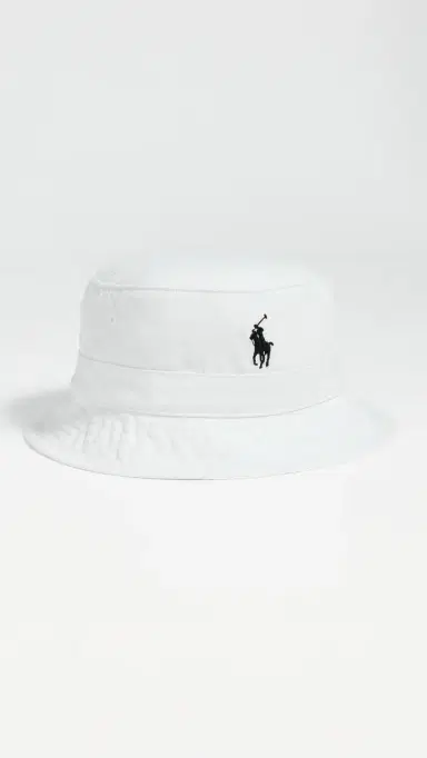 Polo Ralph Lauren Bucket Hat White L/XL | Thumbnail 2