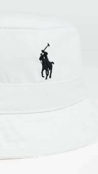 Polo Ralph Lauren Bucket Hat White L/XL | Thumbnail 4