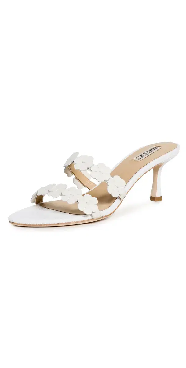 Watertown Mules White Leather