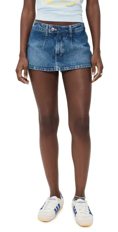 Free People Galivanting Skort Blue Rebel | Thumbnail 1