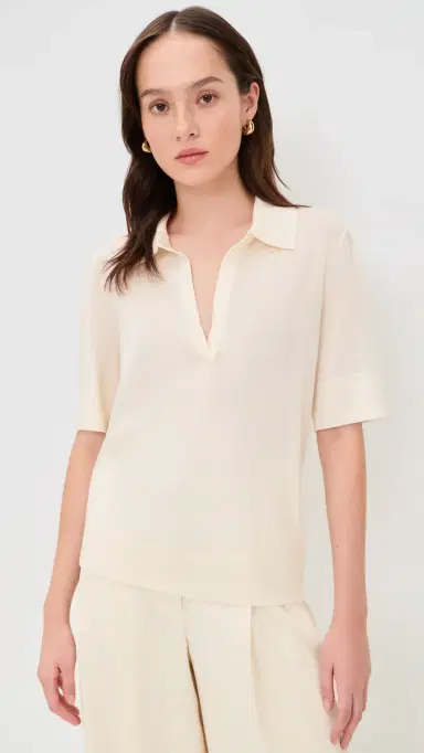 Jenni Kayne Courtney Top Ivory Ivory M | Thumbnail 2