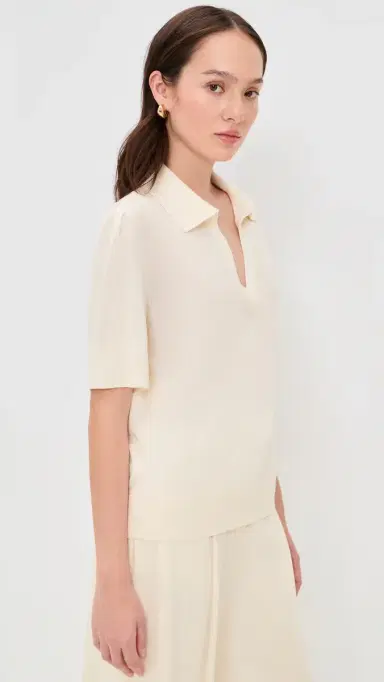 Jenni Kayne Courtney Top Ivory Ivory M | Thumbnail 4