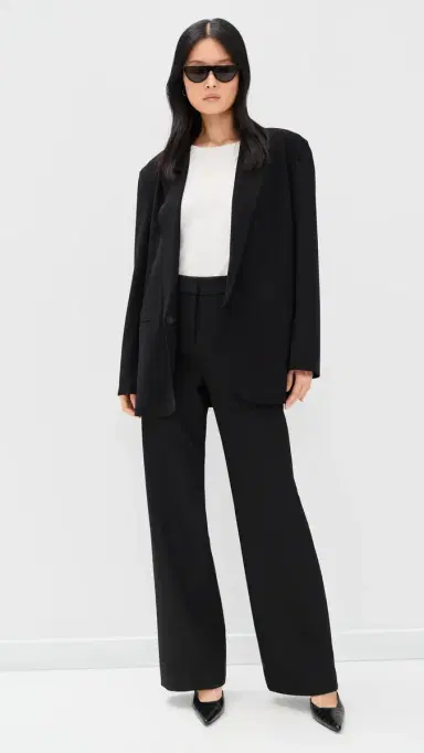 Norma Kamali Oversized Single Breasted Jacket Black | Thumbnail 5 Norma Kamali Oversized Single Breasted Jacket Black | Thumbnail 5