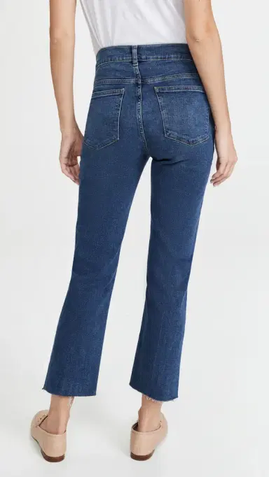 DL1961 Patti Straight Maternity Ankle Jeans Seaborn Raw 31 | Thumbnail 3