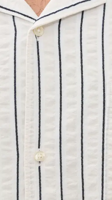 Barbour Park eersucker ummerfit Shirt Whisper White | Thumbnail 6