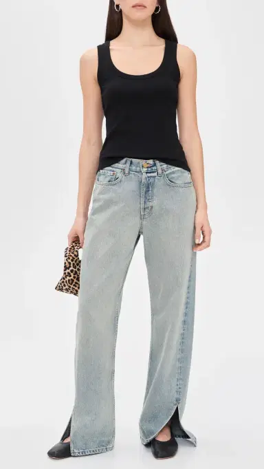 B Sides Charlot Split Hem Jeans Ed Wash | Thumbnail 5