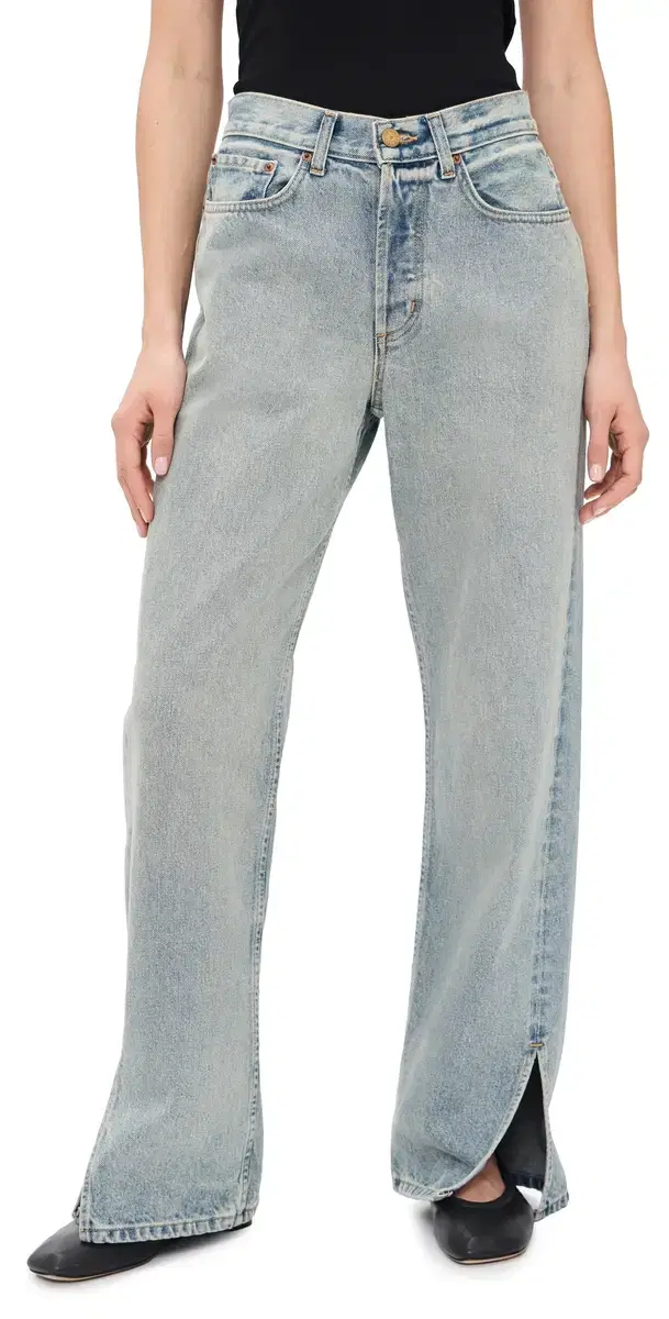 Charlot Split Hem Jeans Ed Wash